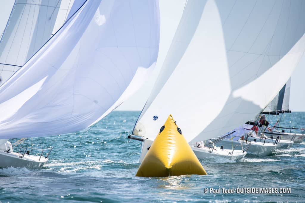 sailboats racing in Marblehead, Massachusetts