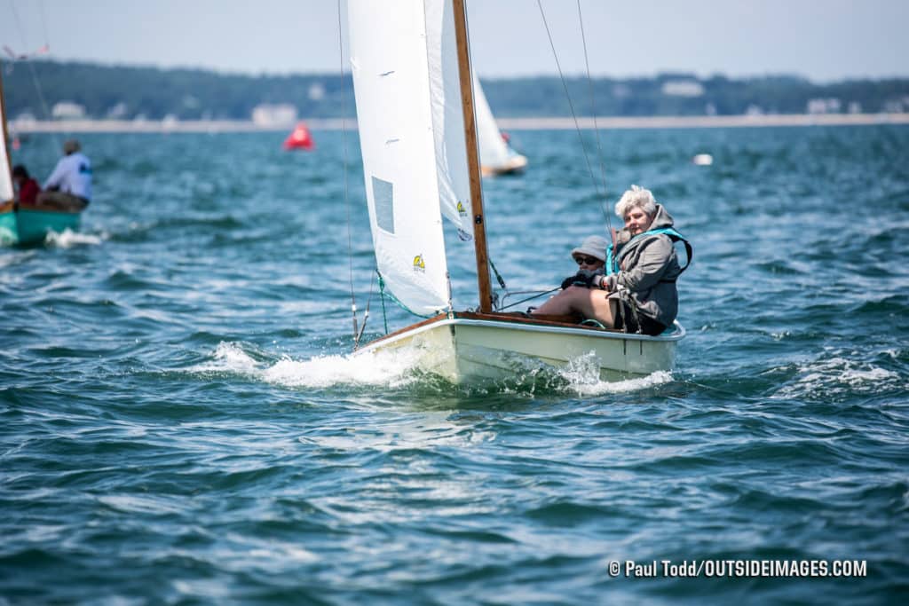 sailboats racing in Marblehead, Massachusetts