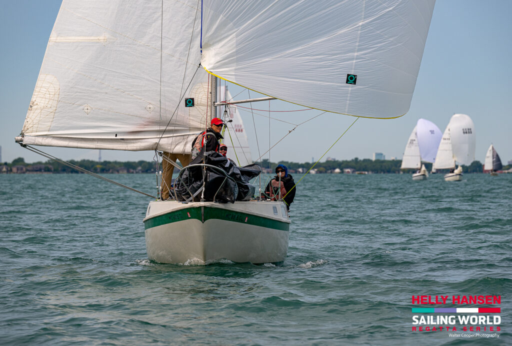 Cal 25 class and Helly Hansen Sailing World Regatta Series Detroit overall winner