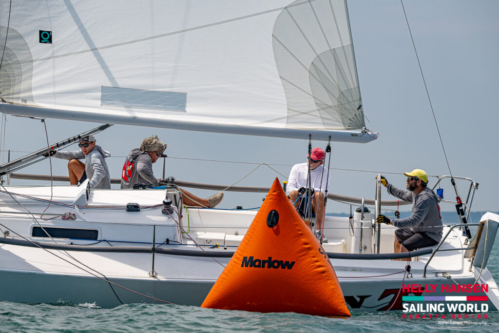 J/105 racing at Marblehead