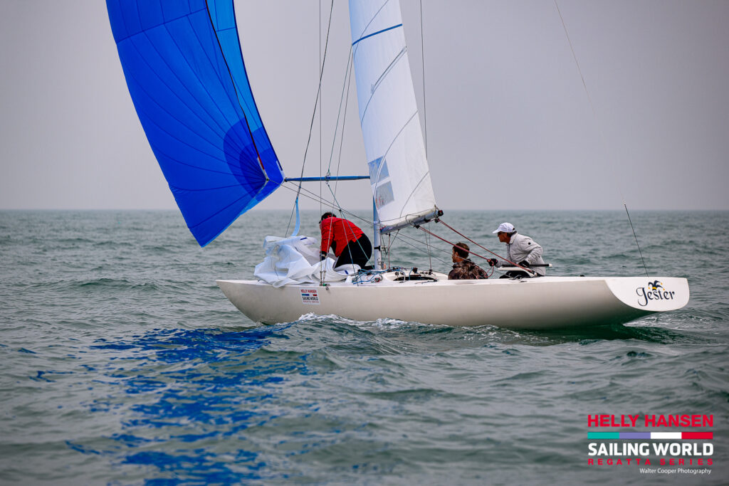 Etchells class winner at Marblehead