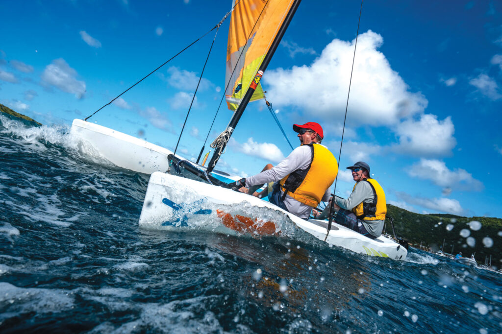 Ken Swetka and Ron Sherry Wave racing