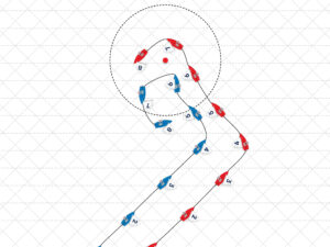 Tactics graphic for sailboat racing