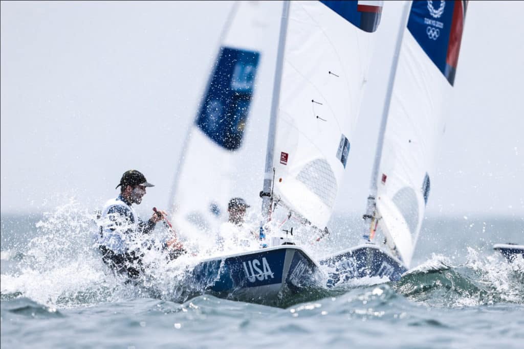 Olympic Laser sailor at Tokyo Olympics